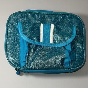 Bixbee Kids Lunch Bag Sparkalicious Blue Glitter New With Tags